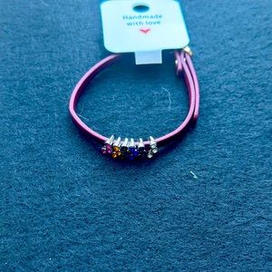 Red Leather Bracelet